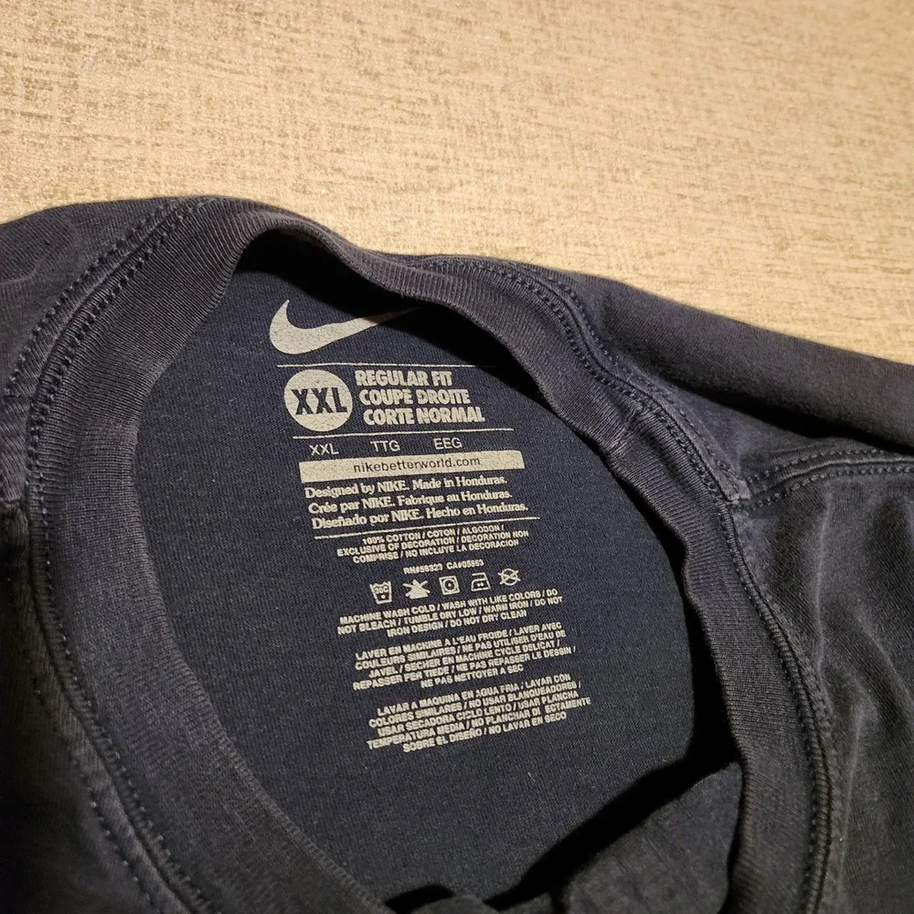 Nike T-Shirt Mens XXL Navy Seattle Seahawks Legion of Boom Graphic Tee